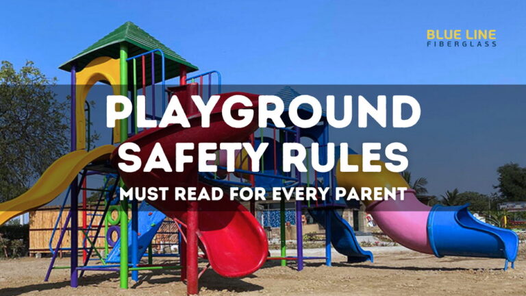 playground Safety Rules Blue Line Fiberglass Karachi Pakistan