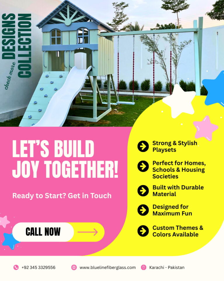 Bring Joy to Every Playground Blue Line Fiberglass Karachi Pakistan